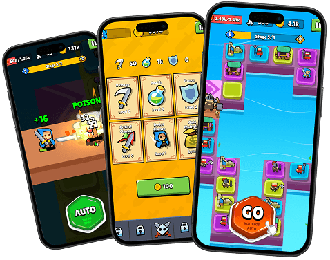 Game photos on different phones