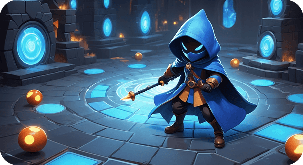 The hero ready to fight